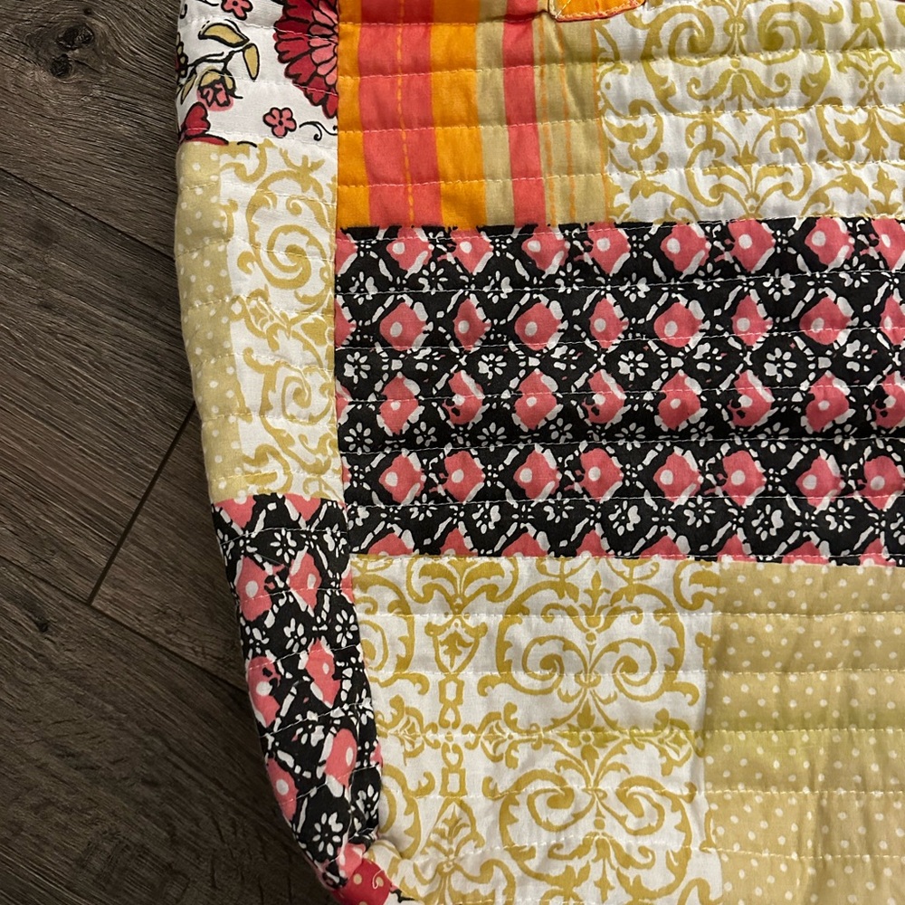 Multicolor Patchwork Tote - Picture 5 of 6